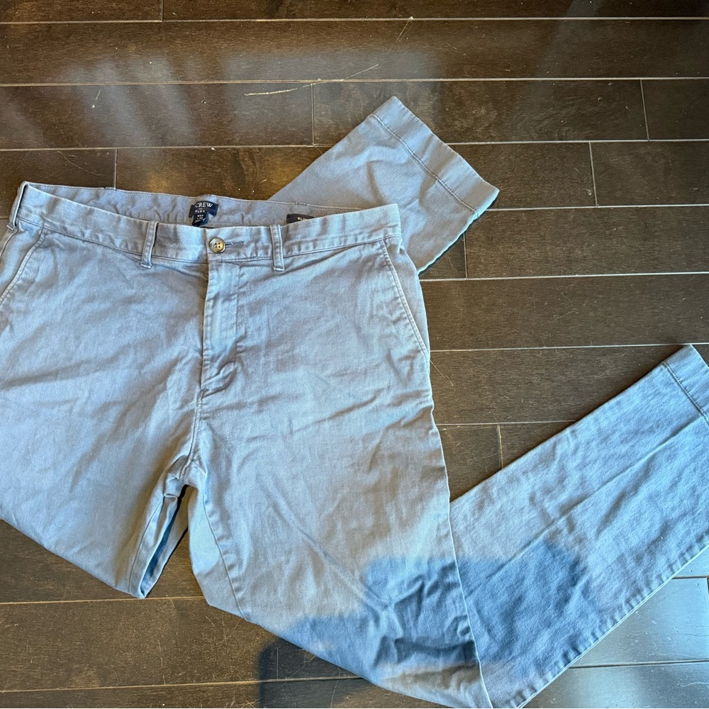 J. Crew Gray Chinos 35x32